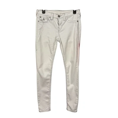 True Religion Super Skinny White Jeans Size 28 - Image 1 of 4