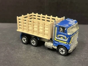 HOT WHEELS 1981 FORD CL-9000 SUNSET TRUCKING COE STAKE BED - Picture 1 of 6