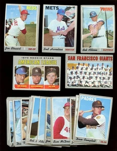 1970 Topps Baseball Card Lot All HIGH NUMBERS 24 Different G/VG - Picture 1 of 1