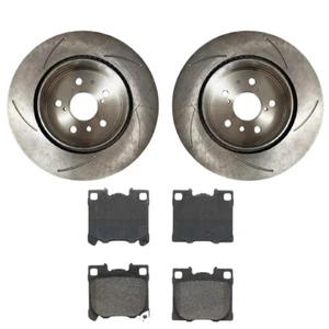 FÜR TOYOTA YARIS GR 1,6 GR 2020 - HINTEN GERILLT LINKS RECHTS BREMSSCHEIBEN BELÄGE 297mm - Bild 1 von 11