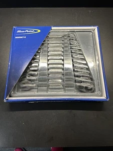 New Blue Point 12Pc 8-19mm Metric Ratcheting Combination Wrench Set BOERM712 - Picture 1 of 2