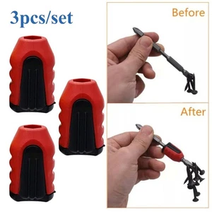 6.35mm Magnetic Ring holders 1/4" Batch head 3pcs 3pc 3X 3* Magnetizer - Picture 1 of 12