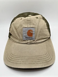 Carhartt Mütze verstellbar Netzrücken RN 14806 Baumwolle/Canvas hellbraun/olivgrün - Bild 1 von 17