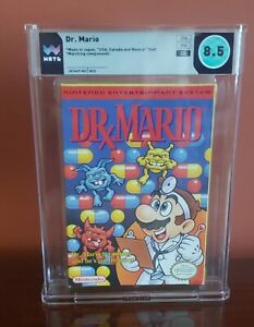 Nintendo NES Dr. Mario WATA 8.5 Graded CIB 
