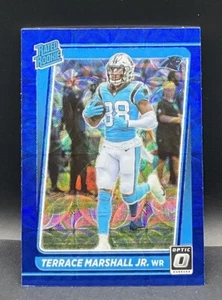 2021 Donruss Optic Blue Scope Prizm Terrace Marshall Jr. RC Rookie #218 - Picture 1 of 2