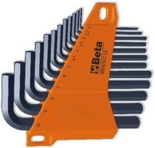 12x Chiavi a brugola professionali, Set completo chiavi esagonali piegate 2-10mm