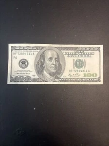 $100 bill (One Hundred Dollar Bill) - Series 2006 - Picture 1 of 2