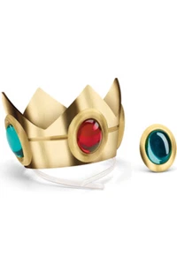 Super Mario Brothers Princess Peach Crown and Amulet Accessory - Picture 1 of 1