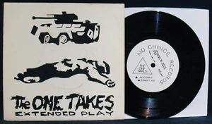THE ONE TAKES-Rare 1980 UK Punk Rock 45 & Picture Sleeve~NO CHOICE RECORDS - Imagen 1 de 2