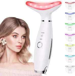 7Color Galvanic Machine Red Light Therapy Face Massager for Wrinkles&Double Chin - Picture 1 of 47