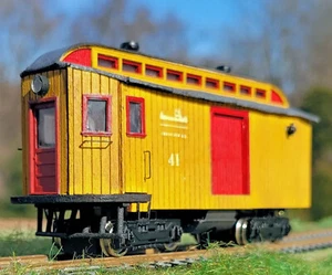 BOXBUG DOODLEBUG HO Model Railroad Unpainted Laser-cut Wood Conversion KIT CW2BD - Picture 1 of 4
