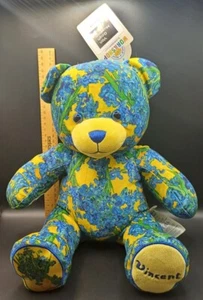 NEW BAB BABW Build A Bear Workshop Vincent Van Gogh Irises Art Plush Soft Toy - Picture 1 of 8
