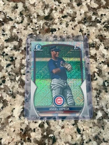 2023 Bowman Chrome 1st Mega Mojo Refractor Angel Cepeda Chicago Cubs SSP - Picture 1 of 2