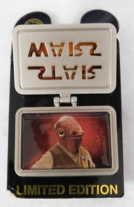 Disney Parks Disney Star Wars The Force Awakens Admiral Ackbar Frame Limited Pin - Picture 1 of 3