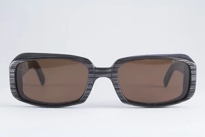 Rare Authentic Morgenthal Frederics BOBO Col 945 54mm Black Gray Striped France - Picture 1 of 6