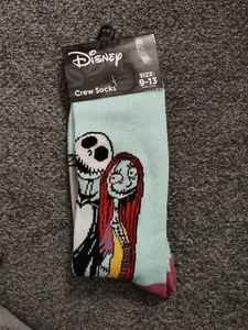 NIGHTMARE BEFORE XMAS Crew-Socken Größe 9-13 Disney Fun Socken - Bild 1 von 8
