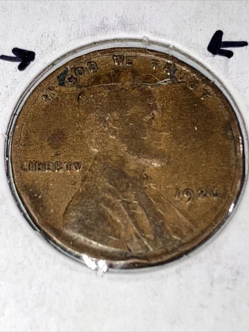 2 1926 p Lincoln Wheat Cent Lamination Error 1 Obverse 1 Reverse Cover
