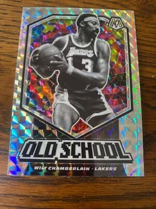 2019-20 Mosaic Wilt Chamberlain Old School LA Lakers Reactive Silver prizm #18 - Picture 1 of 2