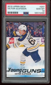 2019-20 Upper Deck Young Guns #207 Victor Olofsson YG PSA 10 - Picture 1 of 2