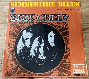 BF 304162 7" 45RPM '68 BLUE CHEER "SUMMERTIME BLUES" FRENCH PRESS EP EX/VG - Picture 1 of 4
