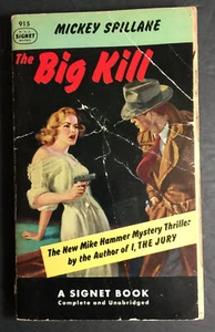 The Big Kill by Mickey Spillane, Signet 1951 Paperback - Imagen 1 de 5