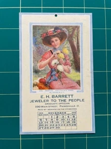 Jeweler advertising postcard with calendar for November, 1910 - Painesville, OH - Picture 1 of 2