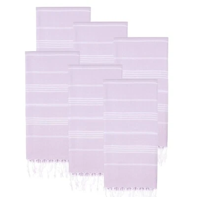 Juego de 6 toallas de playa turcas (38" x 71") | Toalla turca extra grande 100 % algodón Foto 1 de 4