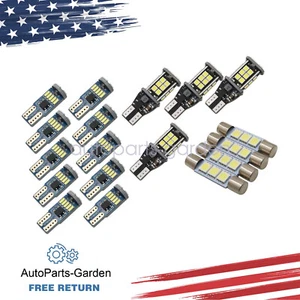 US FOR 07-21 Toyota Tundra White Auto Interior LED Light Bulb Package Kit New - Picture 1 of 12