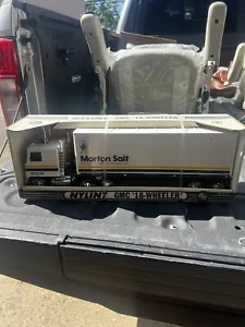 Vintage Morton Salt Nylint Pressed Steel 18 Wheeler Semi Truck, MIB c1990 - Picture 1 of 9
