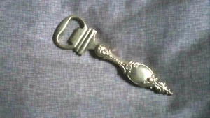 Flaschenöffner, Messing, Wappen-Rohling, 16 cm Gesamtlänge - Bild 1 von 1