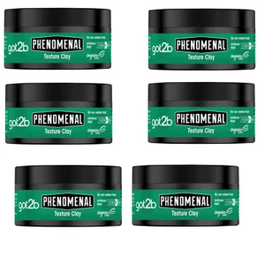 6x 100ml Schwarzkopf got2b phenomenal Mann O Mann Texture Clay Matt Effekt - Bild 1 von 3