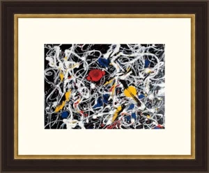Jackson Pollock Number 15 Newly Custom Gallery Framed - Picture 1 of 2