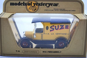 Matchbox of Yesteryear No: Y-12 1912 FORD Model T Van in SUZE A LA CENTIANE MIB - Picture 1 of 13
