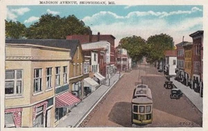  Postkarte Madison Avenue Skowhegan ME  - Bild 1 von 2