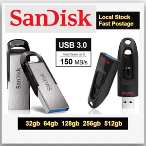 USB 3.0 Flash Drive SanDisk Ultra Flair 64GB 128GB 256GB 512GB Memory Pen Drive - Picture 1 of 14