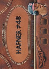 2011 Topps Glove Manufactured Leather Nameplates Card #TH Travis Hafner UPD 