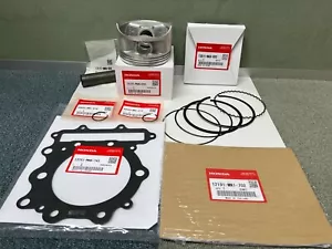HONDA NEW GENUINE OEM PISTON KIT W/ GASKETS 1993-2023 XR650L STD. SZ. 100mm - Picture 1 of 2