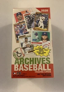 NEW 2020 Topps Archives Baseball Factory Sealed Blaster Box Exclusive Giant Card - Picture 1 of 2