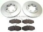 FOR NISSAN TERRANO 1993-2005 MOST MODELS FRONT 2 BRAKE DISCS AND PADS SET NEW