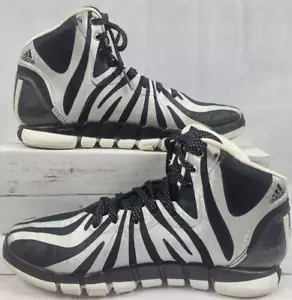 Adidas High Top Silver Zebra Geofit, stringate Derrick Rose, da uomo taglia 9,5 - Foto 1 di 20