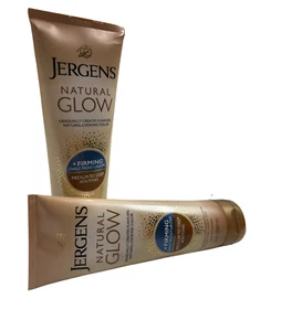 Jergens Natural Glow +Firming Daily Moisturizer Medium To Deep (Lot of 2) - Picture 1 of 4