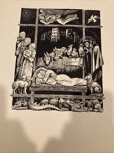 Fritz Eichenberg druckt die Zeichnungen in Die katholische Arbeiteranbetung Hirten - Bild 1 von 8