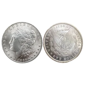 1886 CC Morgan Silber Dollar Stempelglanz - Bild 1 von 2