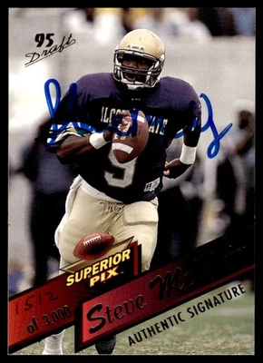 1995 Superior Pix Steve Mcnair RC Auto Houston #3 - Image 1 of 2