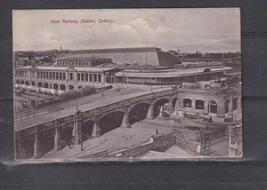 NEW SOUTH WALES, 457, DUNDAS, 1904 ppc SYDNEY, NEW RAILWAY STATION tio Germanton - Picture 1 of 1