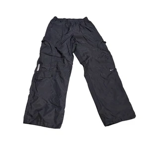 Pantalones deportivos Nike negros de nailon cargo pequeños ropa deportiva ropa deportiva adulto pequeños - Imagen 1 de 13