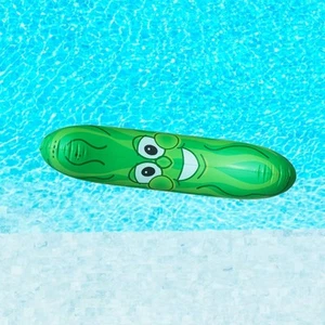 Giant Inflatable Cucumber Crafts Modern for Pool Summer Swimming Theme Party - Picture 1 of 7