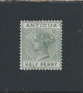 ANTIGUA 1882 ½d DULL GREEN TOP LEFT TRIANGLE DETACHED MINT SG 21a CAT £350 - Picture 1 of 2