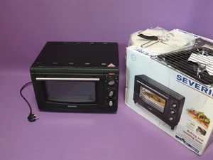 Severin TO 2068 Mini Backofen 20L Umluftfunktion Drehspieß 1500W schwarz - Bild 1 von 9