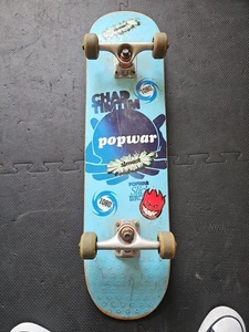 Vintage Pop War Complete 7.75 Skateboard Tensor Trucks Spitfire Wheels TimTim - Picture 1 of 16